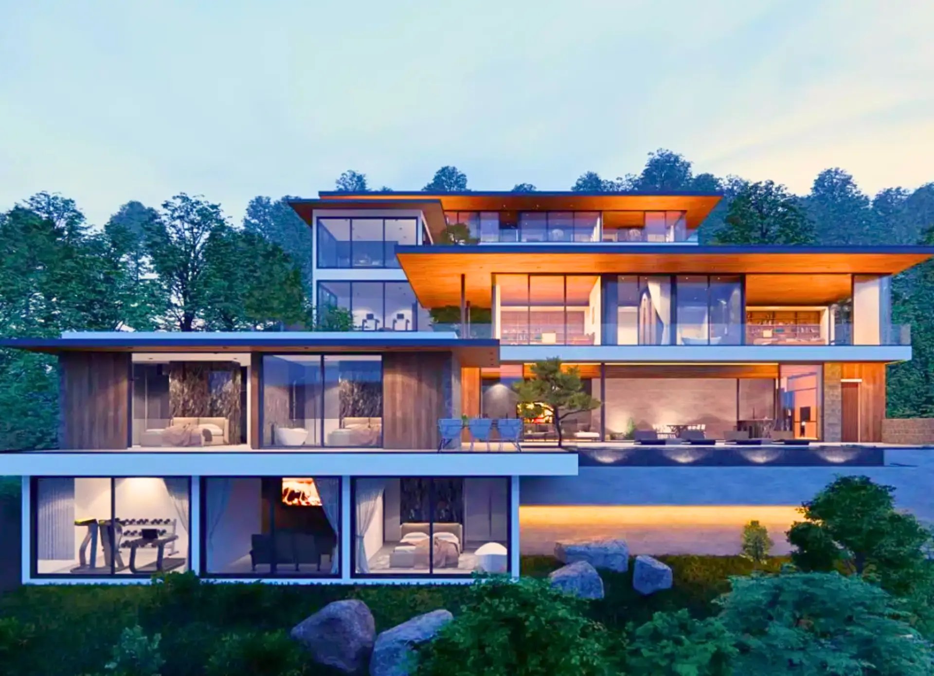 Современная вилла на скале с видом на море и 4 спальнями - Фото 2