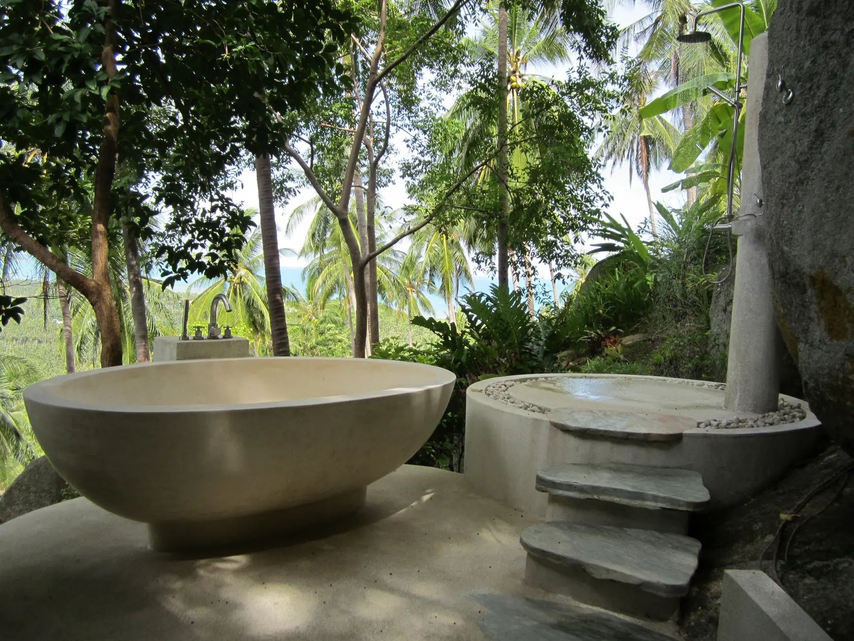 Вилла в традиционном тайском стиле с двумя спальнями и видом на море - Фото 1